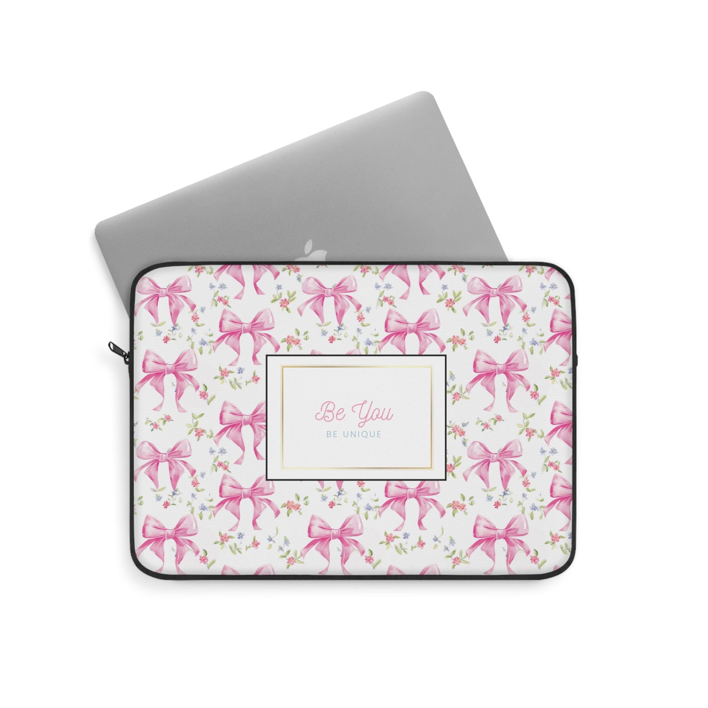 LP - Pink Bow Laptop Sleeve