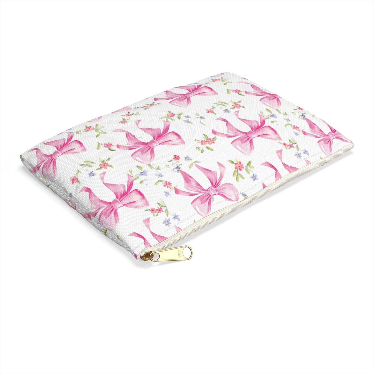 LP - Pink Bow Accessory Pouch