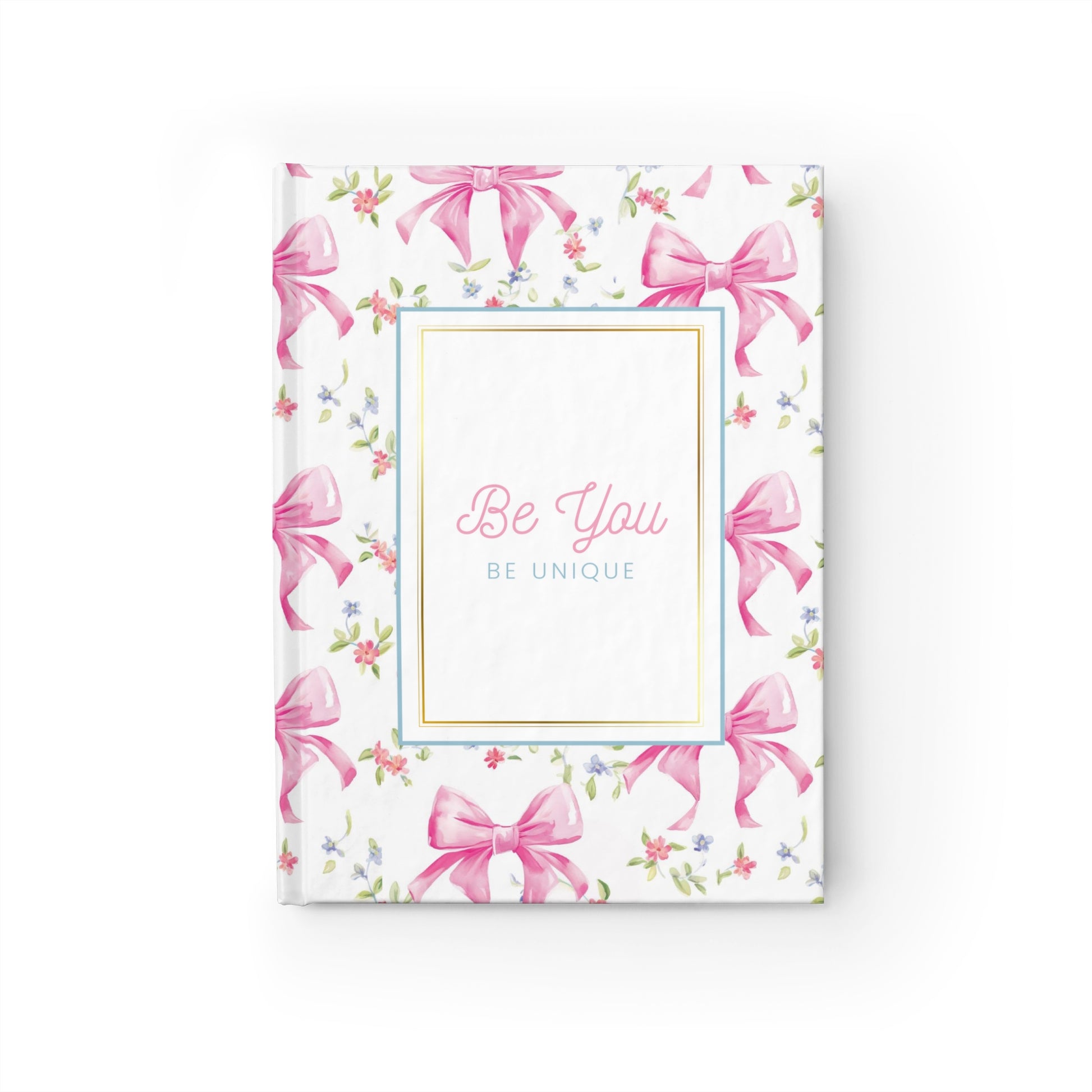 Large 8x10 Blank Page Journal | Cover: Ballet Pink Cotton | Available  Personalized